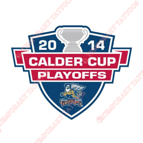 Grand Rapids Griffins Customize Temporary Tattoos Stickers NO.9023